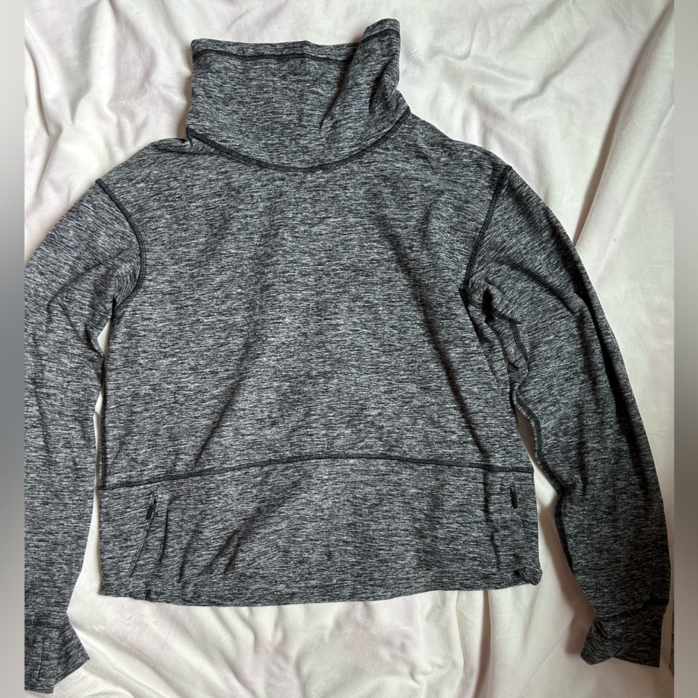 Lululemon Ready to Rulu Fleece Pullover - Heathered Black